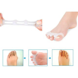 Par Transparente Silicone Separador Protetor Dedos