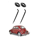 Par Tubo + Guarnicao Suporte Parachoque Dianteiro Fusca /70