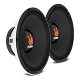 Par Woofers 15 Poleg Magnum Fusion 1900w 8 Ohms Medio Grave Cor Preto/branco