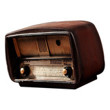 Para De Rádio Do Vintage Castanho /