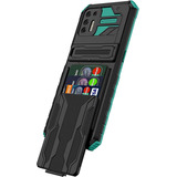 Para Motorola Moto G9 Plus Wallet Case Com Cartão De Crédito