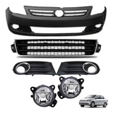 Para-choque Dianteiro Gol Saveiro Voyage G5 + Kit Milha Aux