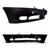 Parachoque Dianteiro Vectra 97 98 99 Preto Liso C/f Milha