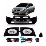Parachoque New Civic 2006 A 2008 Com Kit Farois De Milha