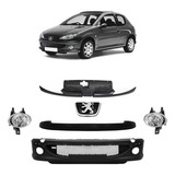 Parachoque Peugeot 206 2004 2008 2009 2010 2011 Kit Milha