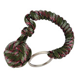 Paracord Camuflado Chaveiro Esfera Autodefesa Monkey Fist