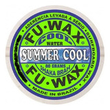 Parafina Surf Fu Wax Summer Cool (verde) Kit Com 10 Unidades