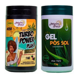 Parafina Turbo Power Plus + Gel Pós Sol Melanina Bronze