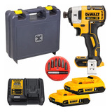 Parafusadeira De Impacto Á Bateria 20v Dewalt Dcf887 C/ Kit
