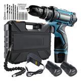 Parafusadeira E Furadeira 12v 2 Baterias Bivolt Profissional