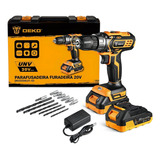 Parafusadeira Furadeira 3/8 Pol. 20v Com 2 Baterias Lítio-ío