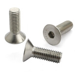 Parafuso Allen Inox Com Cabeça Conica Chata M6 X 20mm 50 Pçs