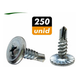 Parafuso Autobrocante Para Forro Pvc Drywall Ponta Broca Cabeça Flangeada Serrilhada De Aperto Philips Com Rosca Soberba Jomarca 13 - 13mm X 4.2mm