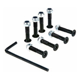Parafuso Base Longboard Allen 40mm Chave E Porca 10mm