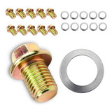 Parafuso Bujao Oleo 14mm (m14)c/arruela Kit Com 10 Pecas Tit