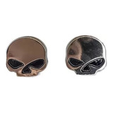 Parafuso De Placa Skull Harley Davidson Caveira Cromado