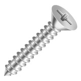 Parafuso Inox 4.2 X 22 Cabeça Chata Phillips C/200