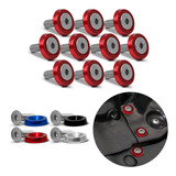 Parafuso Para Moto + Arroelas Colorida 10 Peças Universal
