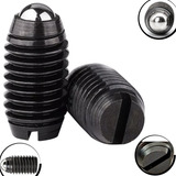 Parafuso Posicionador Com Mola E Esfera M10x19mm Fenda 10 Pc