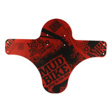 Paralama Suspensão Dianteira Bike Parabarro Mtb Mud Vermelho