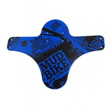 Paralama Suspensão Dianteira Mud Bike Azul E Preto