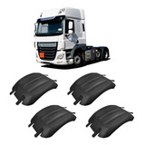 Paralama Tração Central Daf Cf Xf C/ Presilhas Kit C/ 4 Pç