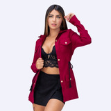 Parca Casaco Parka Sobretudo Jaqueta Feminina P M G Gg