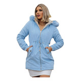 Parka Feminina Jaqueta Casaco Inverno Sobretudo Feminino