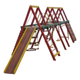 Parque Escorregador Brinquedão Rappel Balanço = Marl