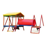 Parque Infantil Brinquedão Escorregador Tubo Balanços Cprmnt