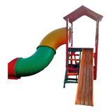 Parque Torre Infantil Escorregador Tubular trepa
