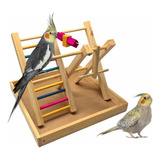 Parquinho Playground C/ Balanço P/ Calopsita, Pássaros, Aves