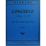 Partitura 2 Violinos E Piano Concerto In D F 1 Minor Vivaldi