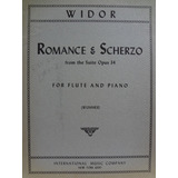 Partitura Flauta Piano Widor Romance & Scherzo From Suite 34
