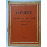 Partitura Piano 34 Estudos Gradus Ad Parnassum Clementi