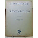 Partitura Piano Burgmuller 18 Estudos Op 109 V 2 Souza Lima