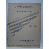 Partitura Piano Sonata Op. 2 Nº 1 Em Fá Menor Beethoven