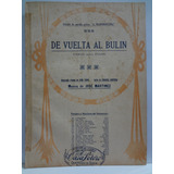Partitura Piano Tango De Vuelta Al Bulin José Martinez