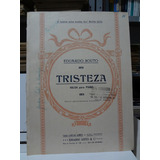 Partitura Piano Tristeza Valsa - Eduardo Souto - 1921