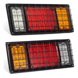 Partsam 2 Peças Led Truck Trailer Trailer Tail Lights Bar Ki