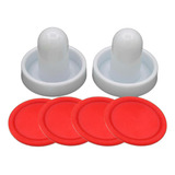 Pás De Air Hockey, Pás De Alças De Gol, Taco Branco