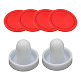 Pás De Air Hockey, Pás De Alças De Gol, Taco Branco