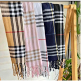 Pashmina Cachecol Xale Echarpe Lenço Xadrez Ou Liso