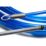 Passa Fio Nylon Sonda Com Alma De Aço 15m Azul