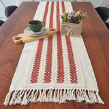 Passadeira De Mesa 40x200cm Caminho Mesa Posta Luxo Macramê