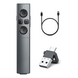 Passador Slide Recarregável Laser 2.4ghz Usb-c Win Mac Linux