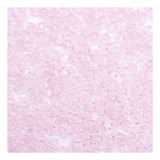 Passante Balão Facetado 5mm 100un Rosa Claro Artesanato Biju