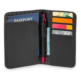 Passaporte Viagem Porta Cartões 100% Couro