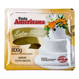 Pasta Americana Branca Sabor Tutti-frutti 800g