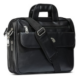 Pasta Bolsa Executiva De Couro Luxo Notebook 11 13 14 Kvn